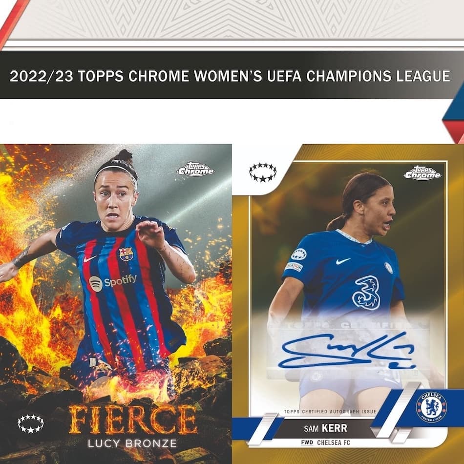 2022-23 Topps Chrome UEFA Women's Champions League Soccer cover