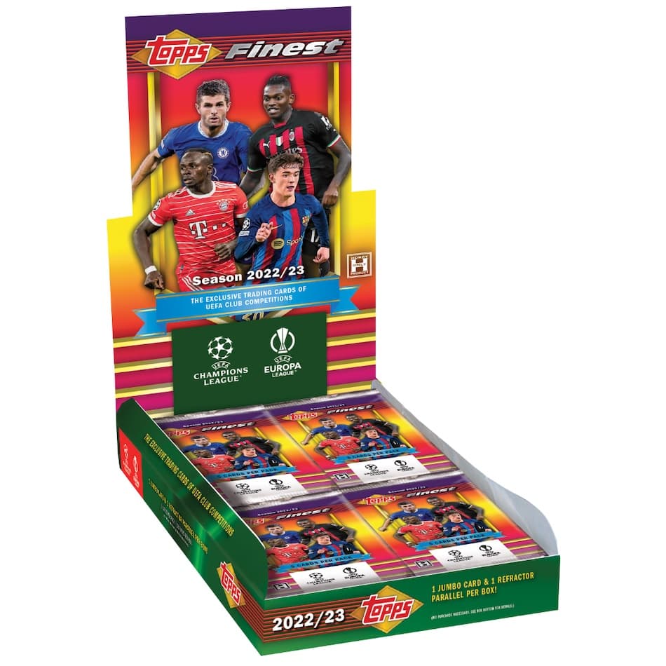 2022-23 Topps Finest Flashbacks UEFA Club Competitions Soccer cover