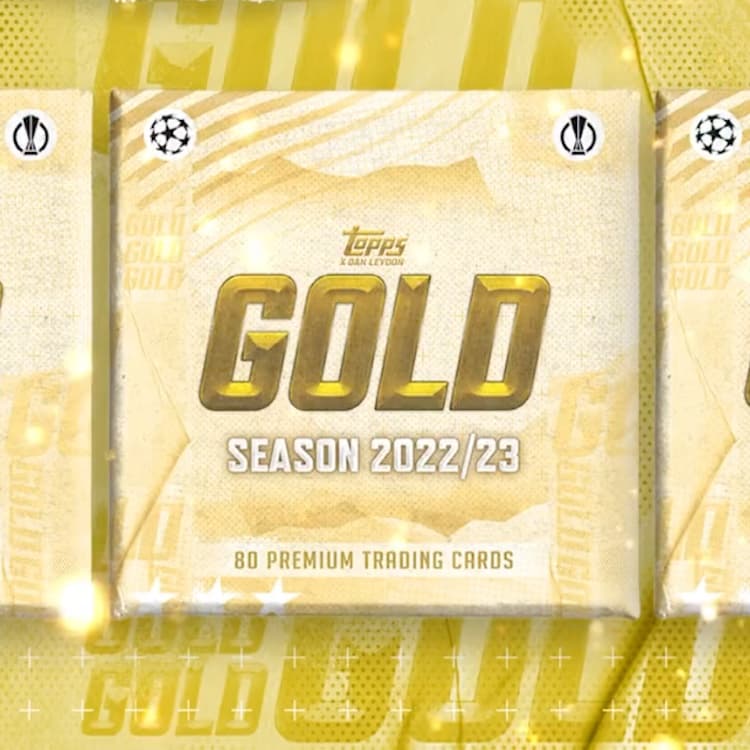 2022-23 Topps Gold X Dan Leydon UEFA Soccer cover