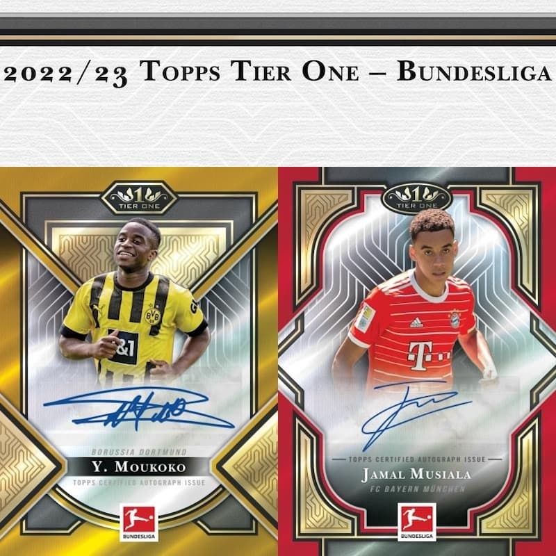 2022-23 Topps Tier One Bundesliga Soccer cover