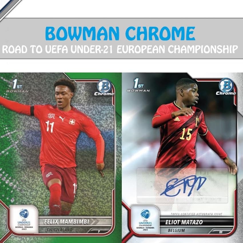 2022 Bowman Chrome Road to UEFA Under-21 European Championship Soccer cover
