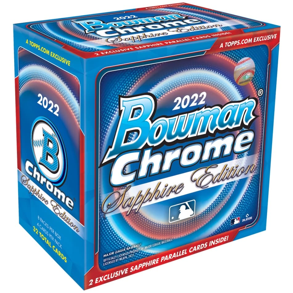 2022 Bowman Chrome Sapphire Edition Baseball cover