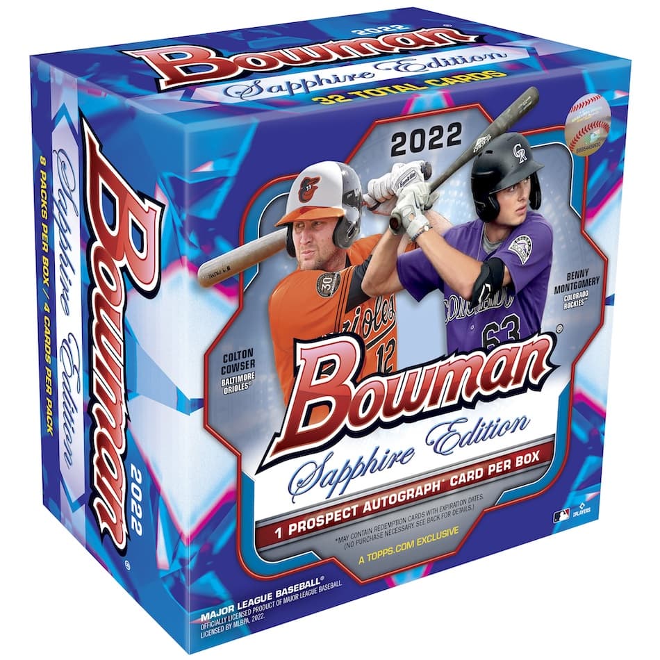 2022 Bowman Sapphire Edition Baseball cover