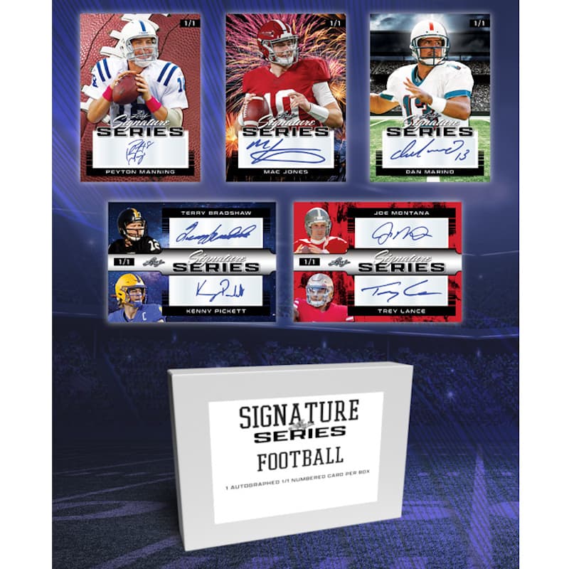 2022 Leaf Signature Series Football cover