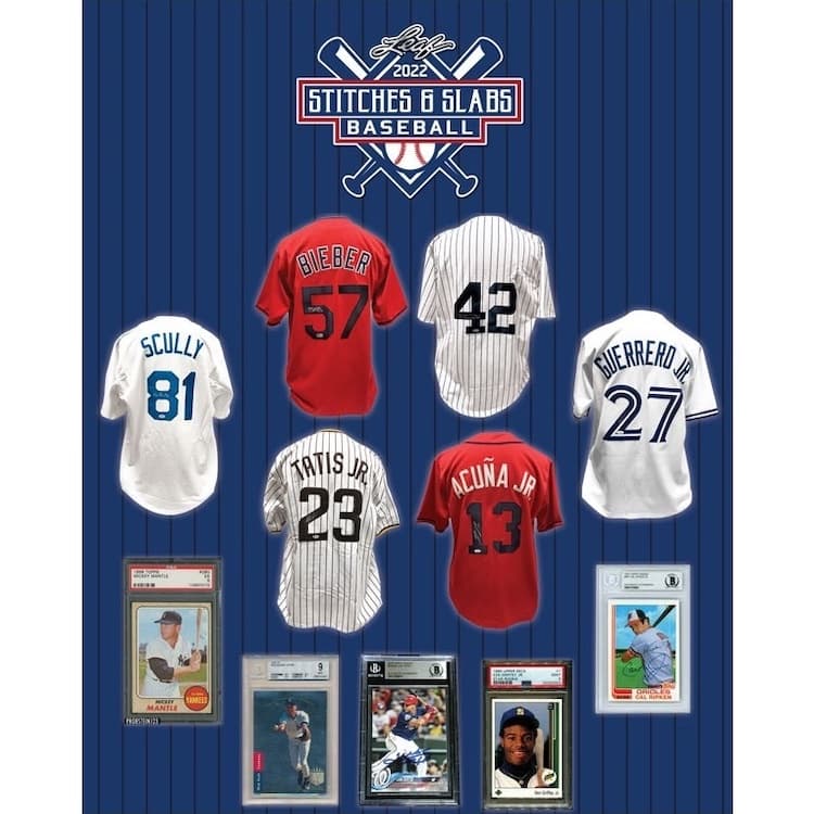 2022 Leaf Stitches & Slabs Baseball cover