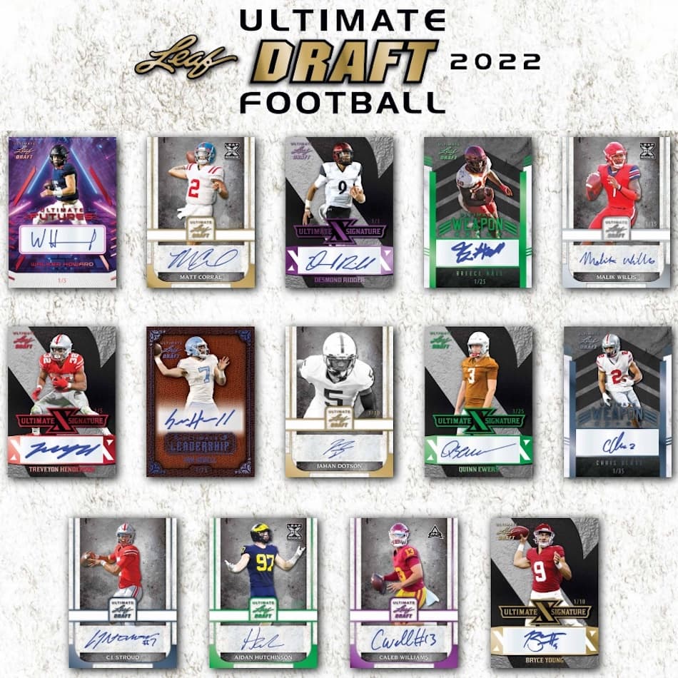 2022 Leaf Ultimate Draft Football cover