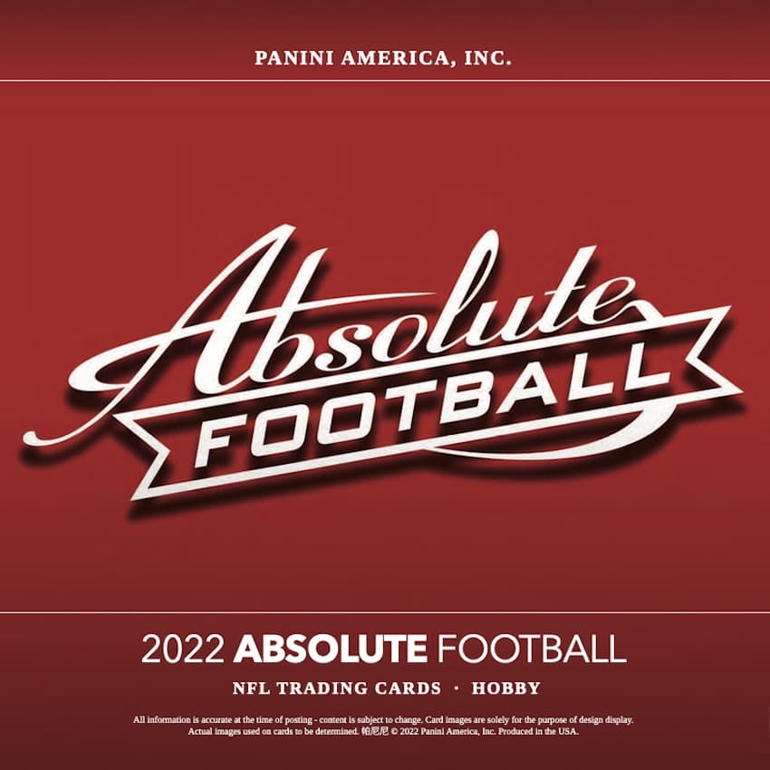 2022 Panini Absolute Football cover
