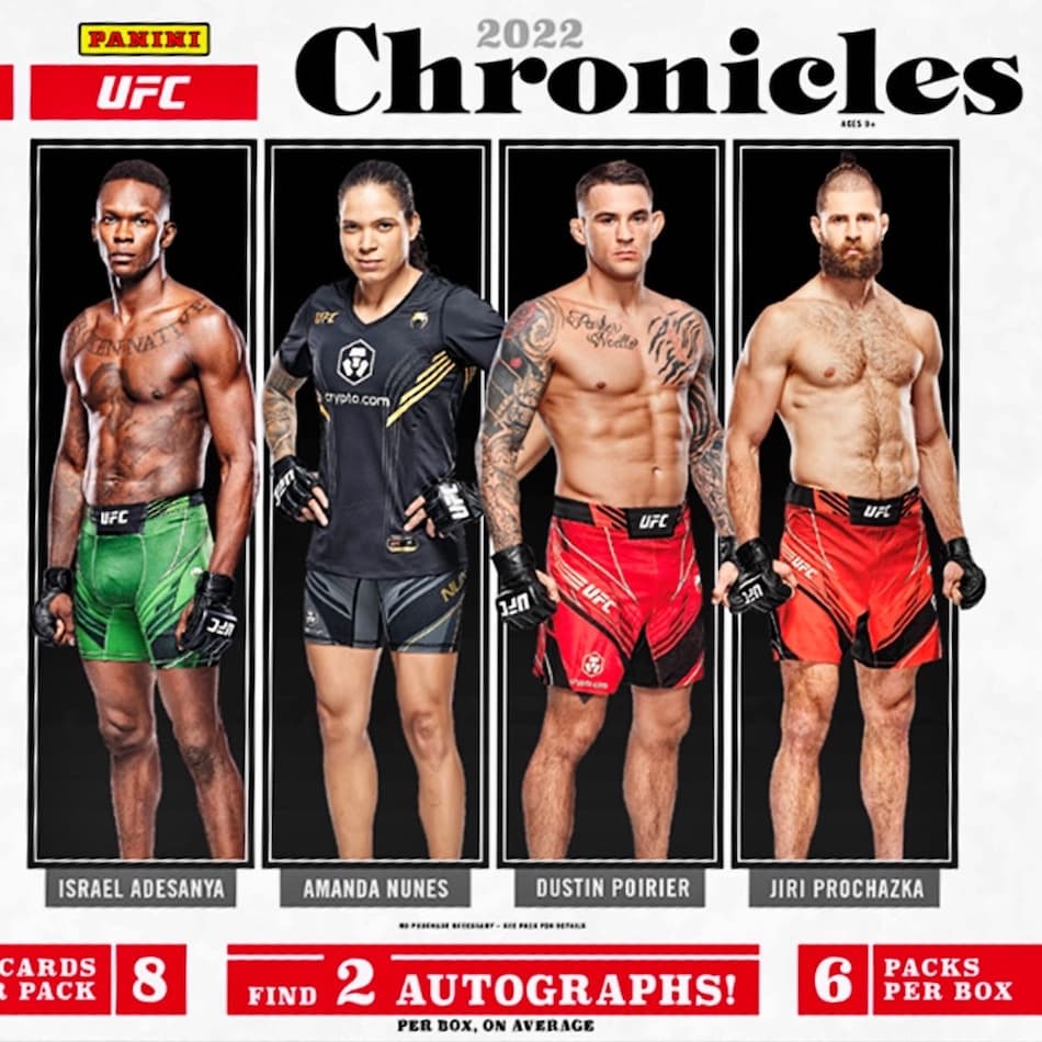 2022 Panini Chronicles UFC MMA cover