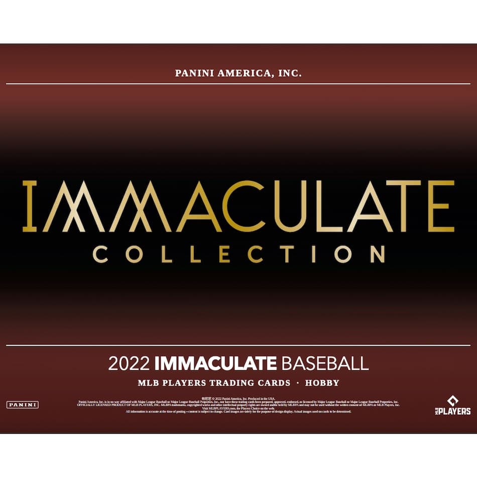 2022 Panini Immaculate Collection Baseball cover