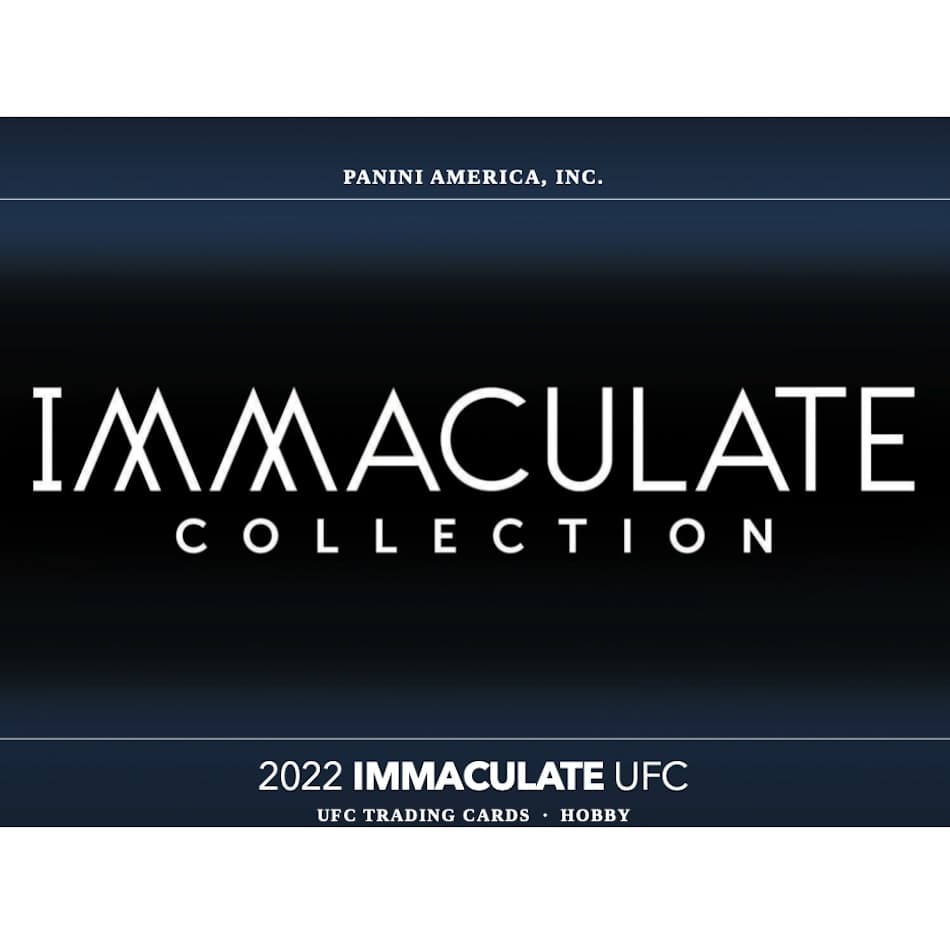 2022 Panini Immaculate Collection UFC MMA cover