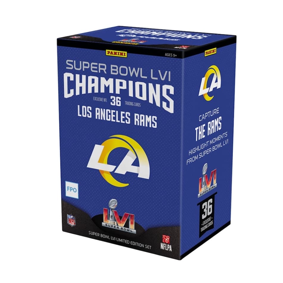 2022 Panini Los Angeles Rams Super Bowl LVI Champions Box Set Football cover