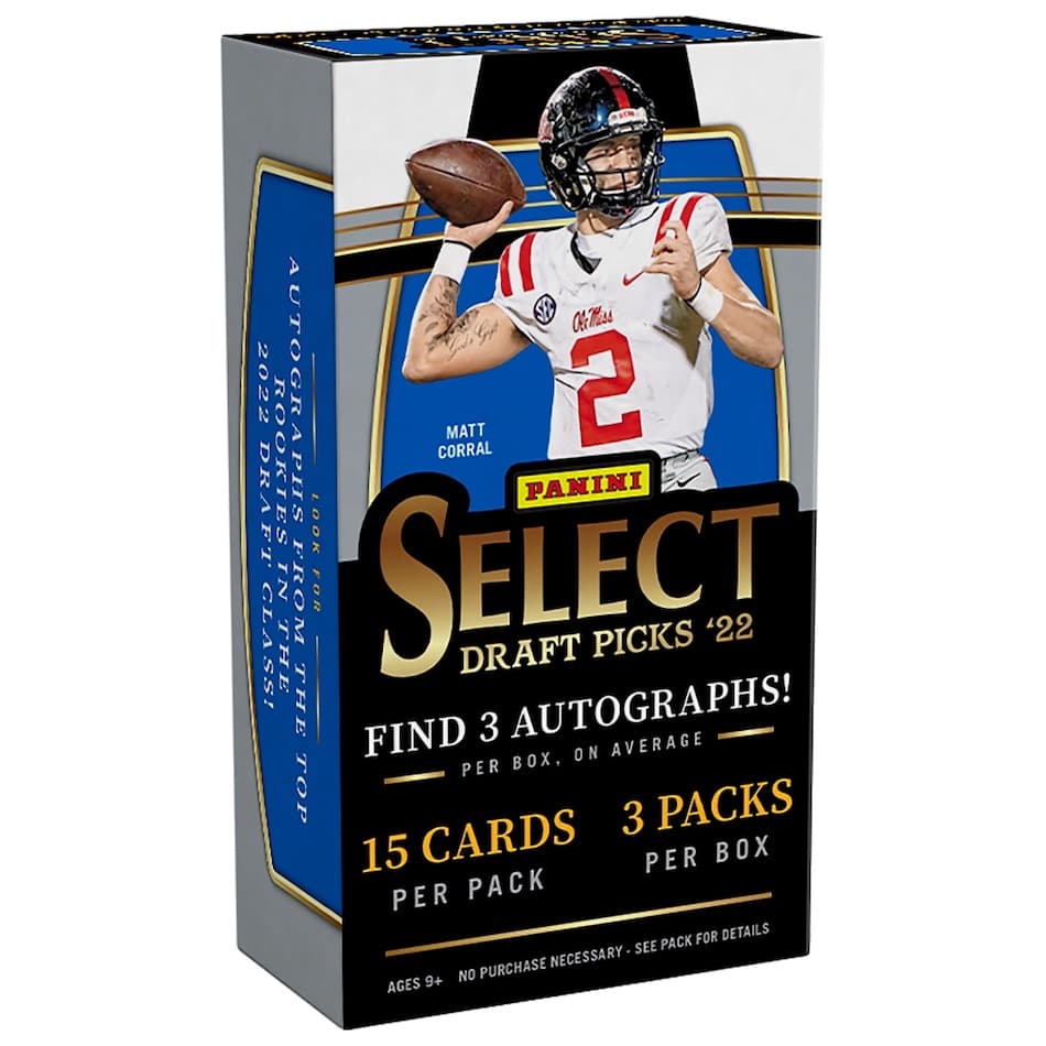2022 Panini Select Draft Picks Football cover