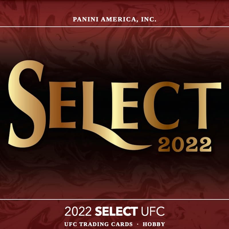 2022 Panini Select UFC MMA cover