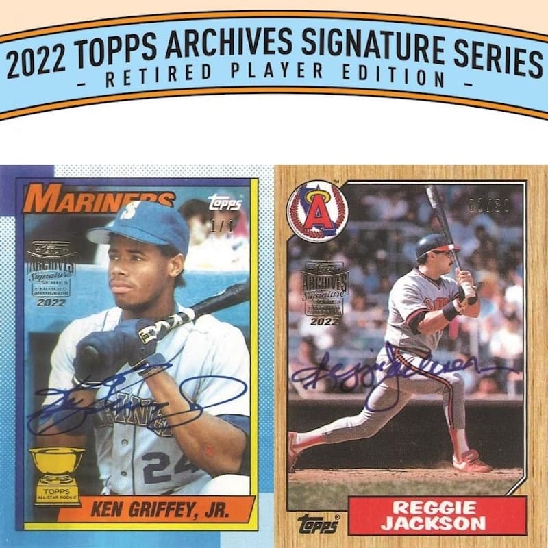 2022 Topps Archives Signature Series Retired Player Edition Baseball cover