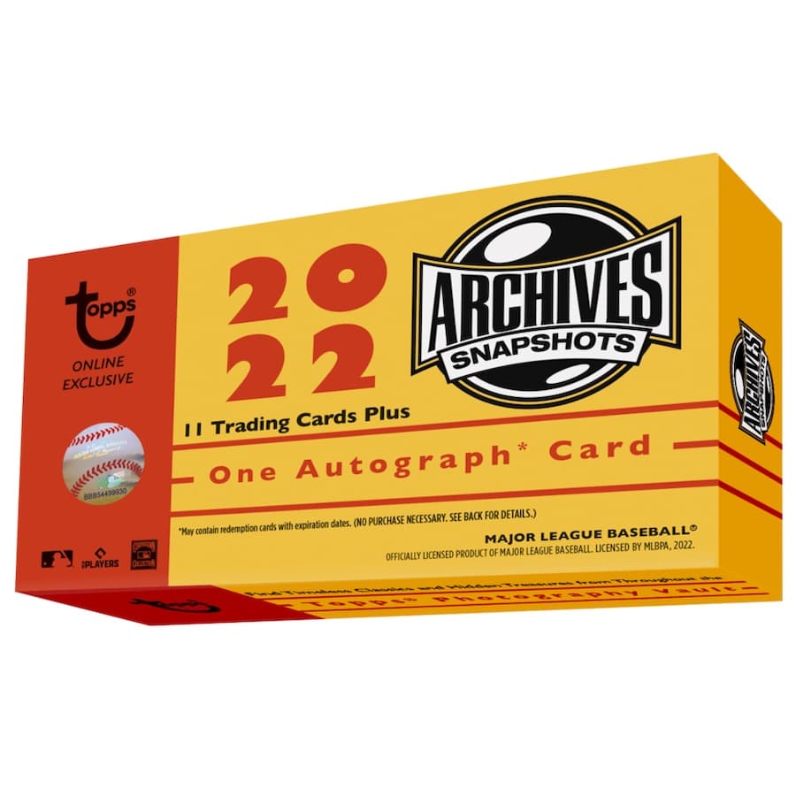 2022 Topps Archives Snapshots Baseball cover
