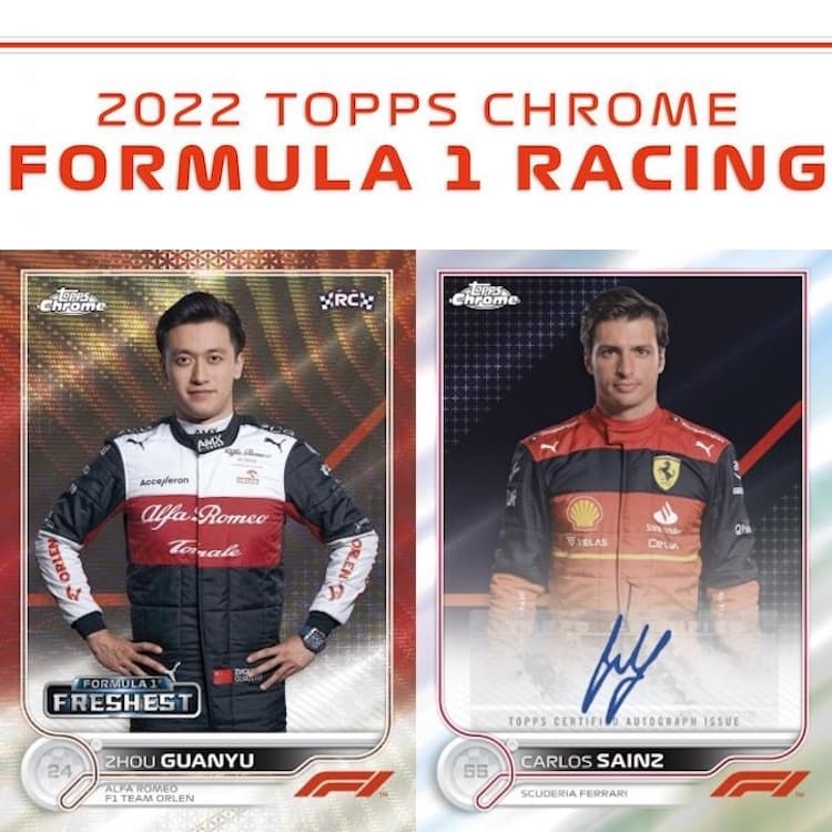 2022 Topps Chrome Formula 1 F1 Racing cover