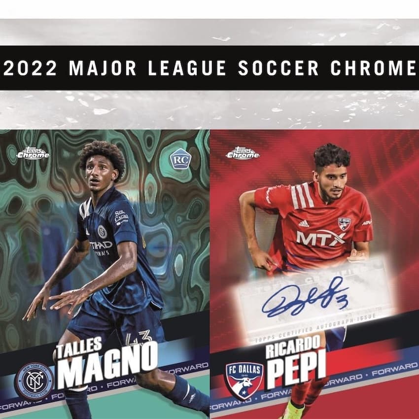 2022 Topps Chrome MLS Major League Soccer cover