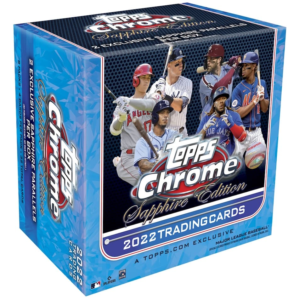 2022 Topps Chrome Sapphire Edition Baseball cover