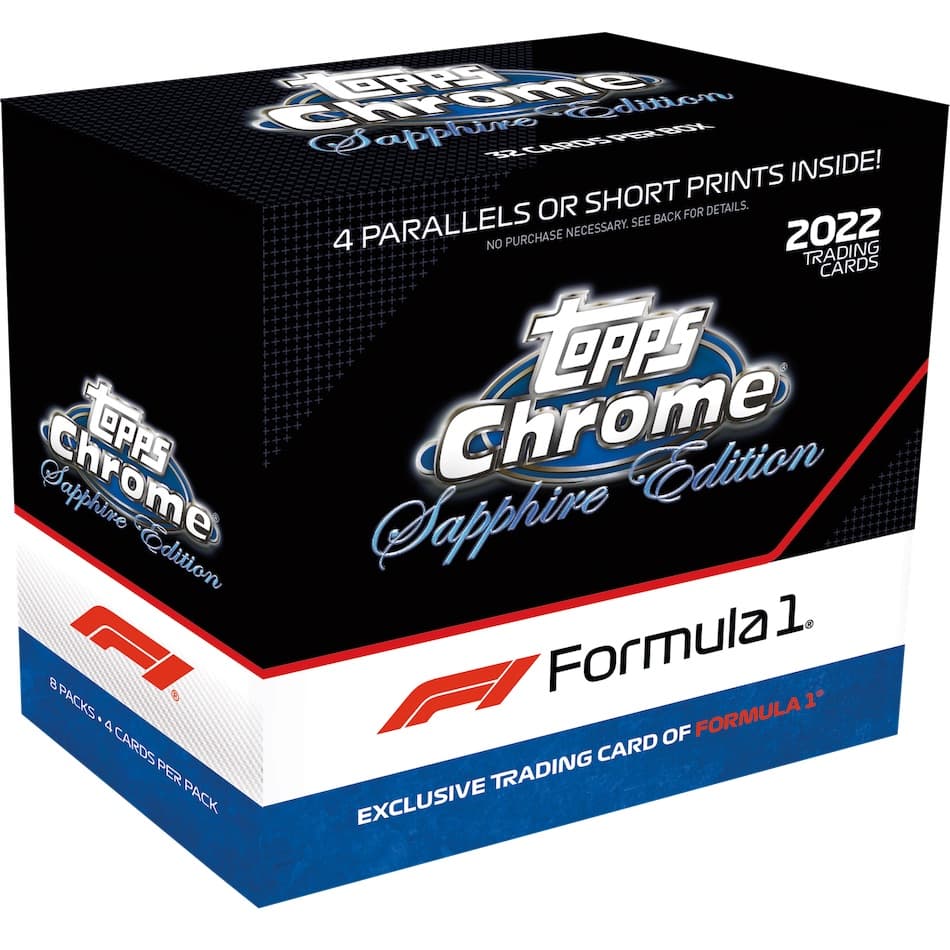 2022 Topps Chrome Sapphire Edition Formula 1 F1 Racing cover