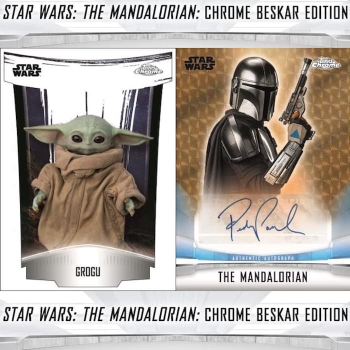 2022 Topps Chrome Star Wars The Mandalorian Beskar Edition cover