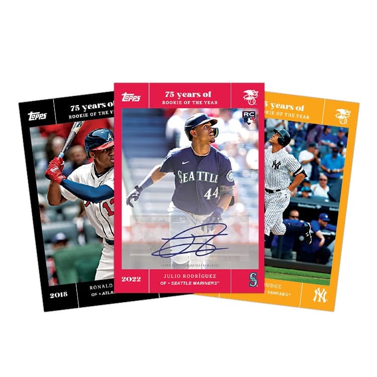 2022 Topps MLB Rookie of the Year 75th Anniversary Baseball cover