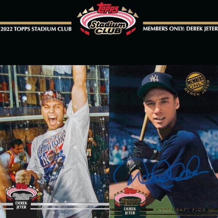 2022 Topps Stadium Club Members Only Derek Jeter Baseball cover