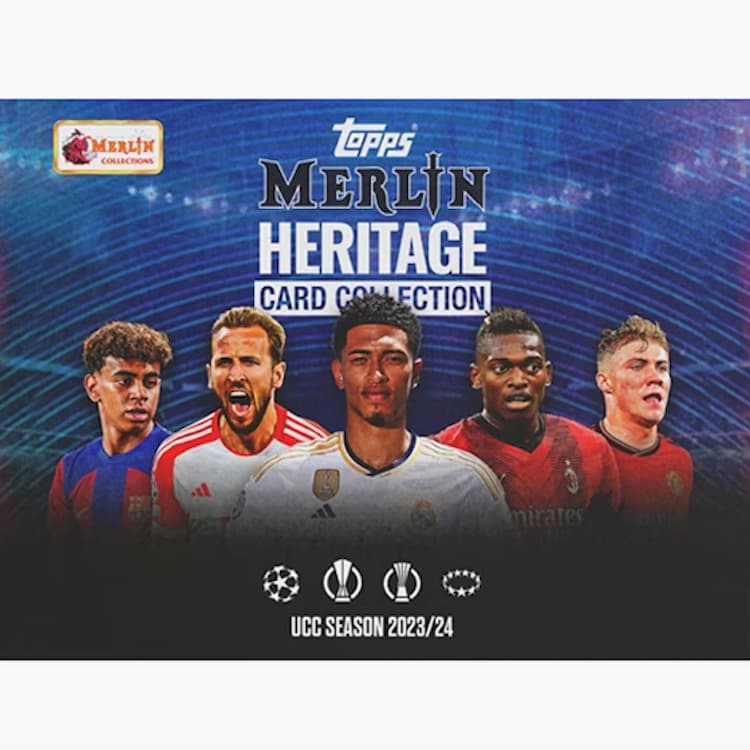 2023-24 Topps Merlin Heritage UEFA Soccer cover