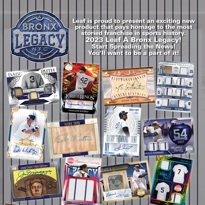 2023 Leaf A Bronx Legacy Baseball cover