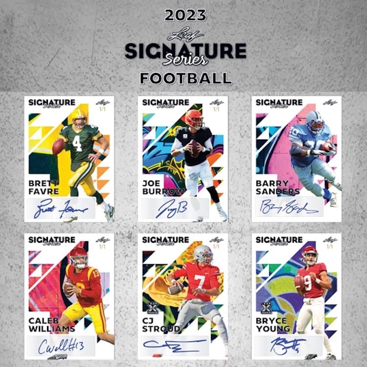 2023 Leaf Signature Series Football cover