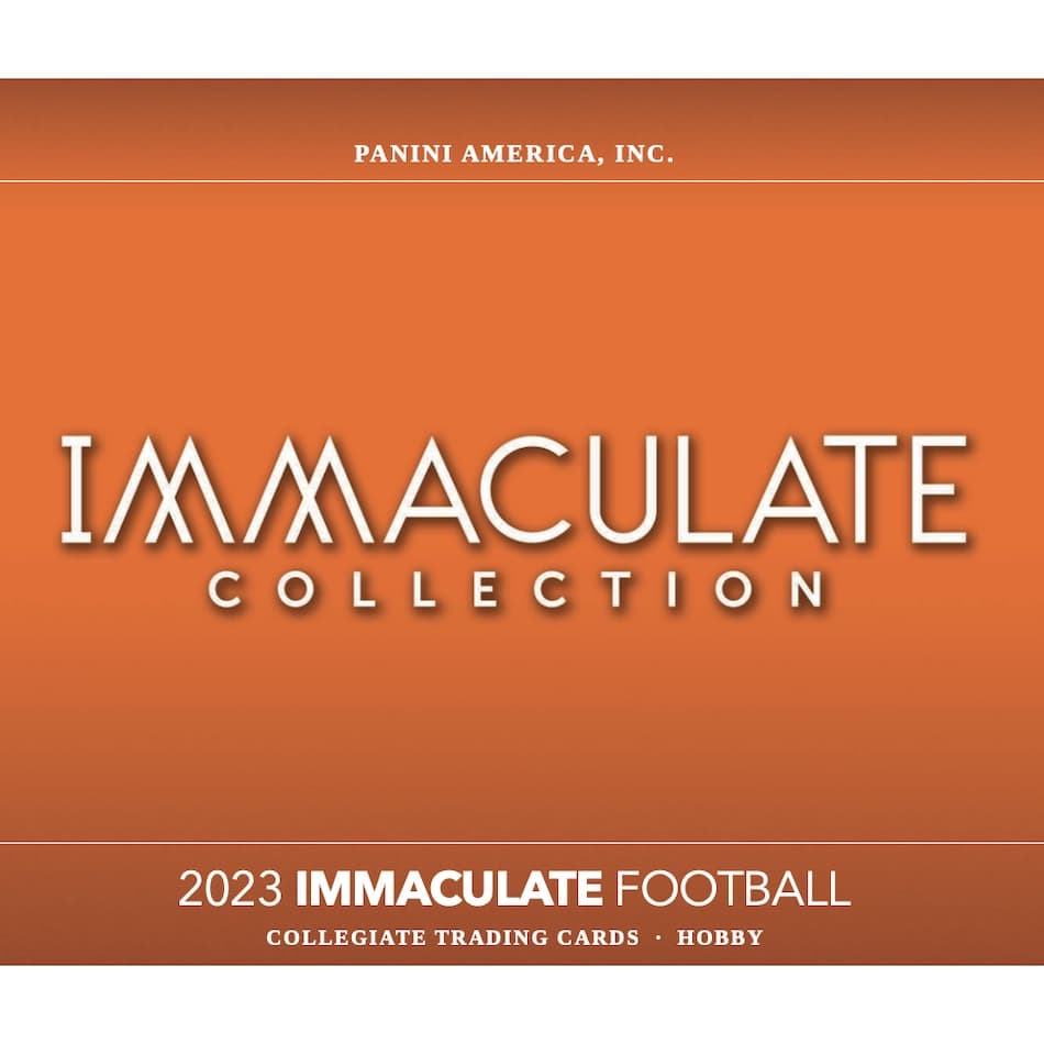 2023 Immaculate Collection Collegiate Football cover