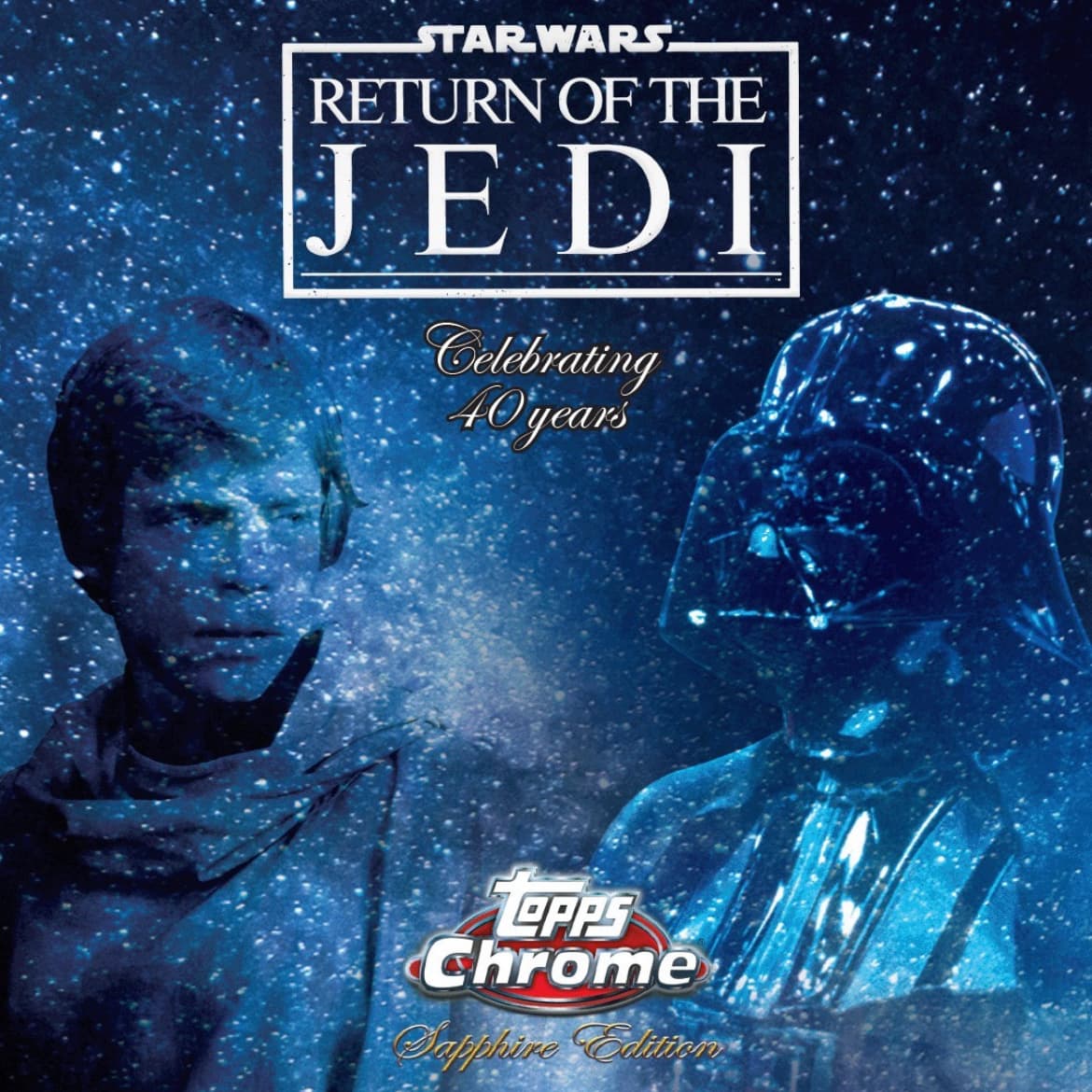2023 Topps Chrome Sapphire Star Wars Return of the Jedi cover