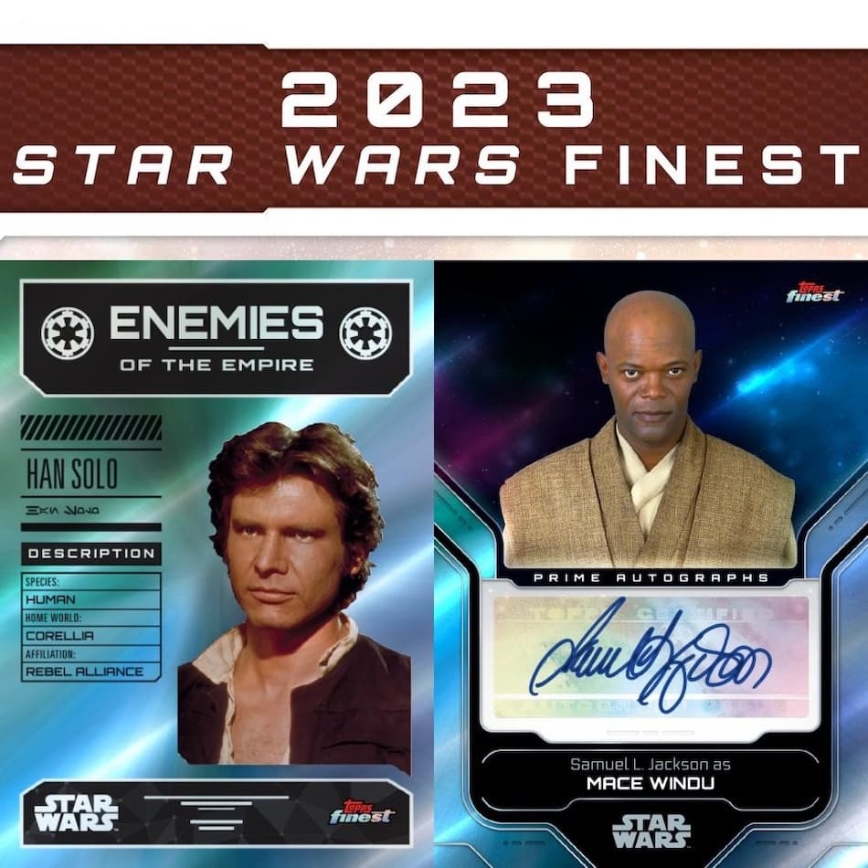 2023 Topps Finest Star Wars cover