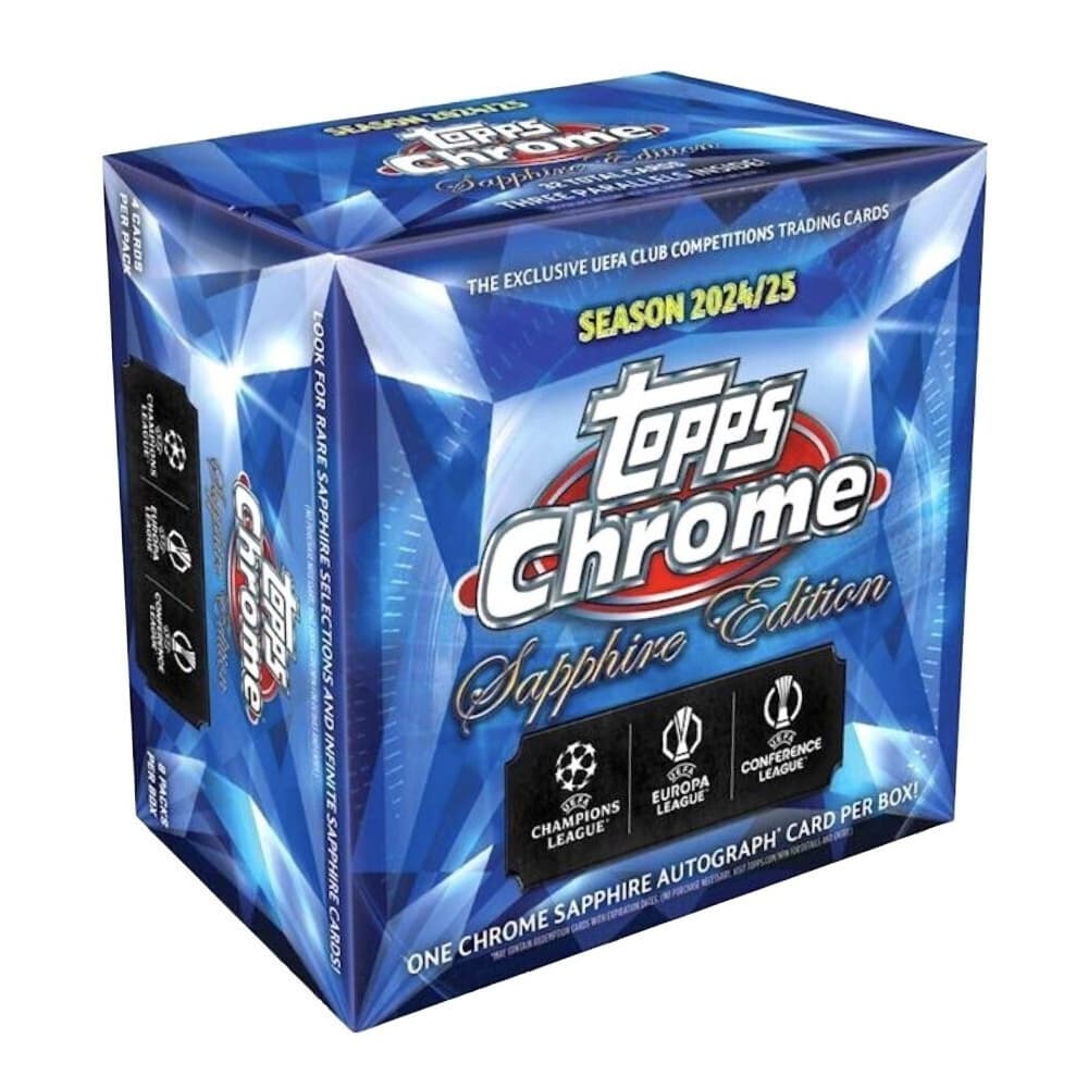 2024-25 Topps Chrome Sapphire UEFA Club Competitions Soccer cover