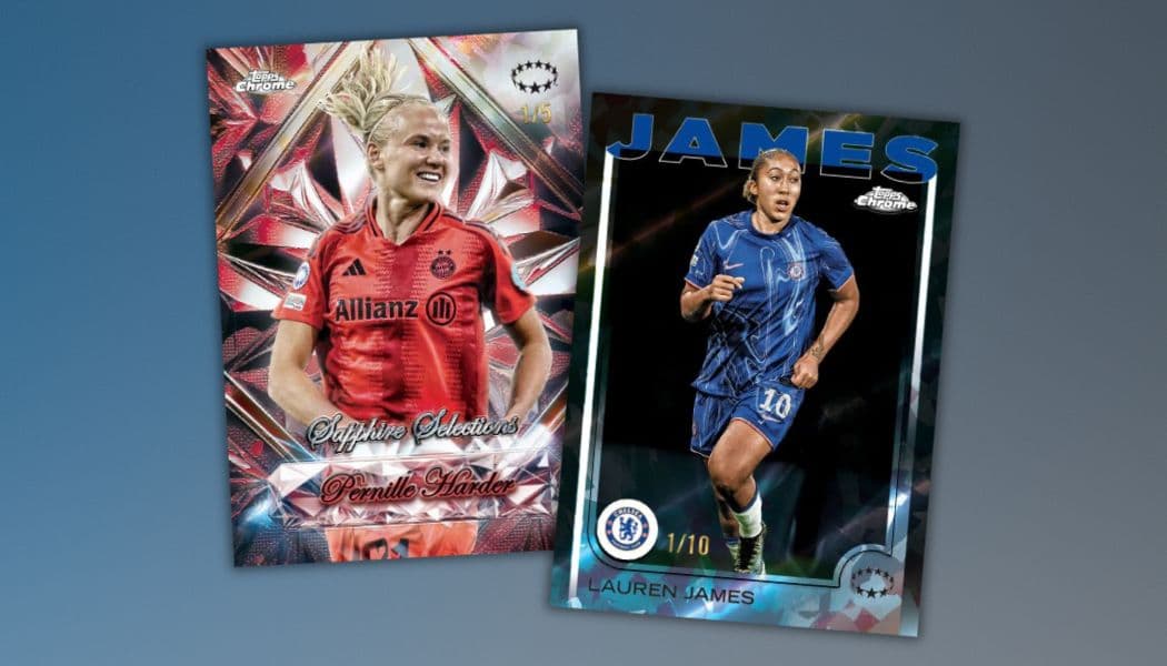 2024-25 Topps Chrome Sapphire UEFA Women’s Champions League Soccer cover