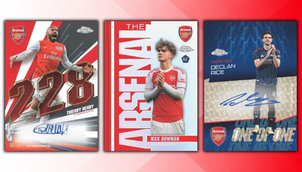 2025-26 Topps Chrome Arsenal Soccer cover