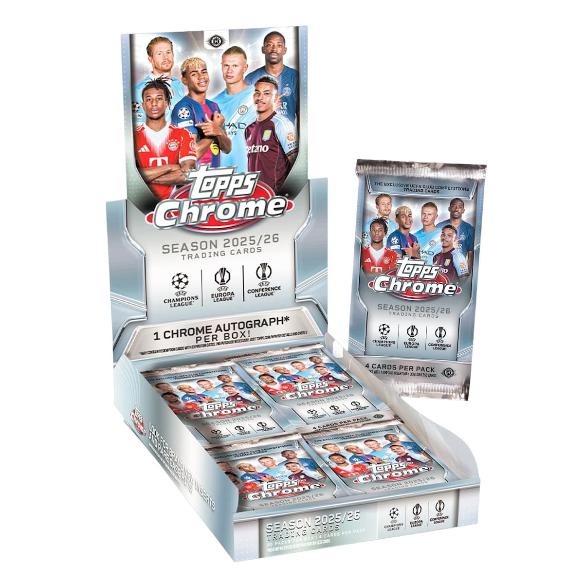 2025-26 Topps Chrome UEFA Club Competitions Soccer cover