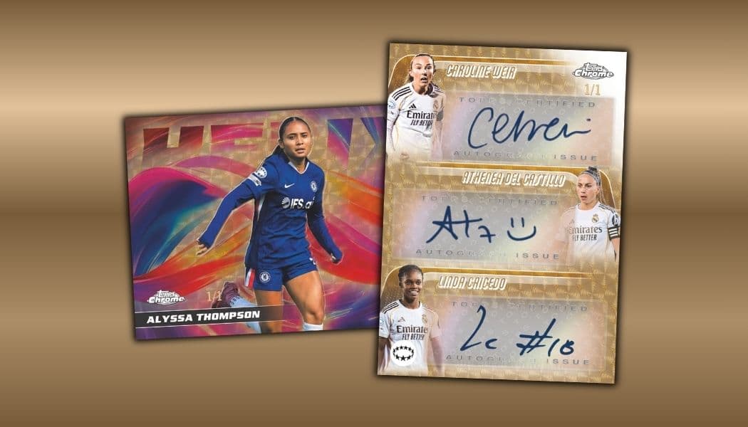 2025-26 Topps Chrome Women’s UEFA Champions League Soccer cover