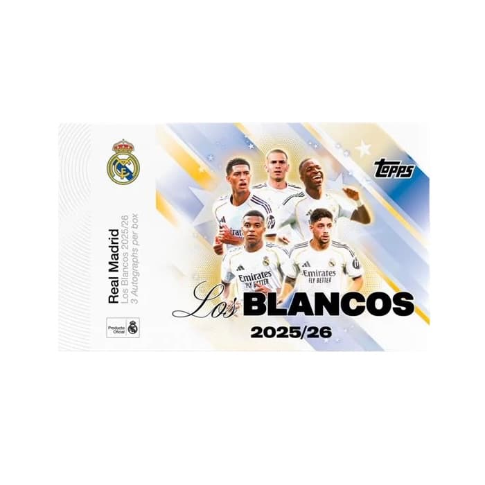 2025-26 Topps Los Blancos Real Madrid Soccer cover