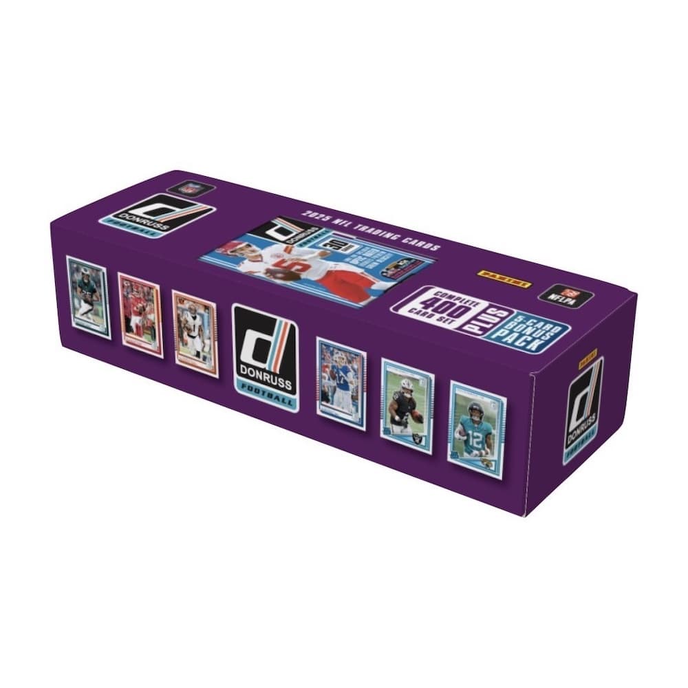 2025 Donruss Football Complete Factory Set Checklist Guide cover