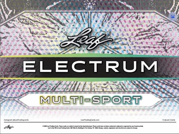 2025 Leaf Electrum Hobby Multi-Sport cover