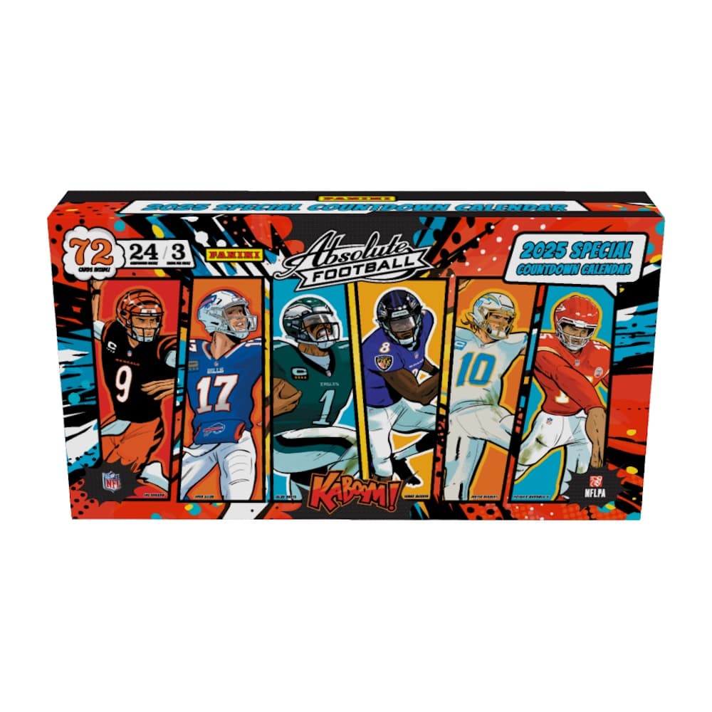 2025 Panini Absolute Countdown Calendar Football Checklist Guide cover
