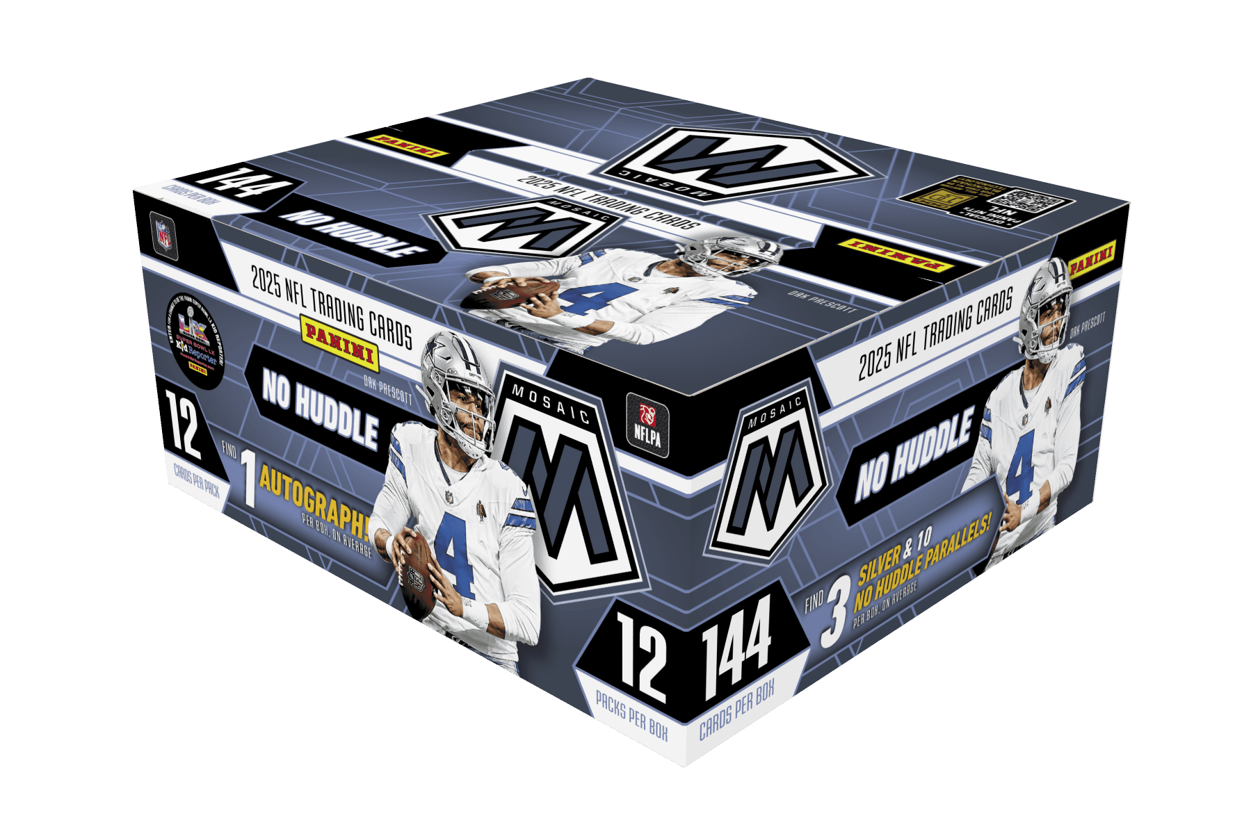 2025 Panini Mosaic No Huddle Football cover
