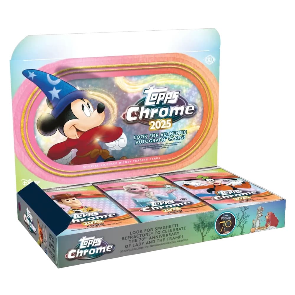 2025 Topps Chrome Disney cover