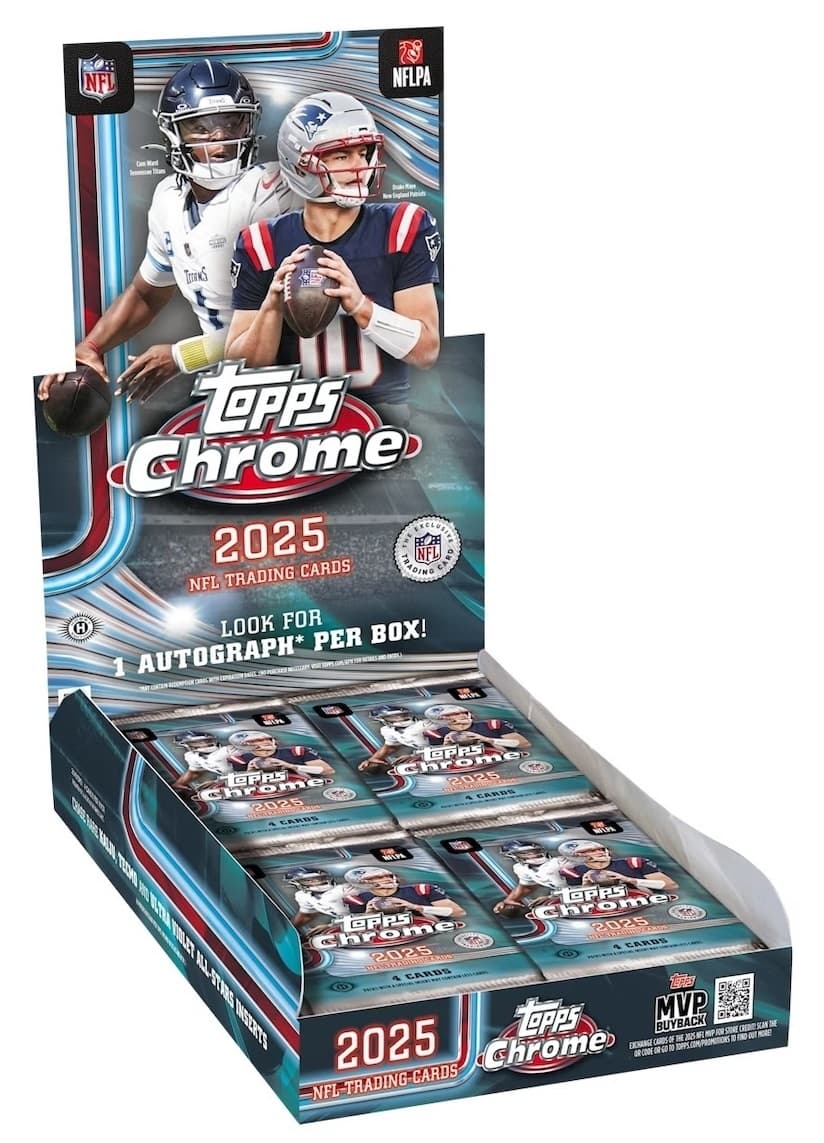 2025 Topps Chrome Football cover