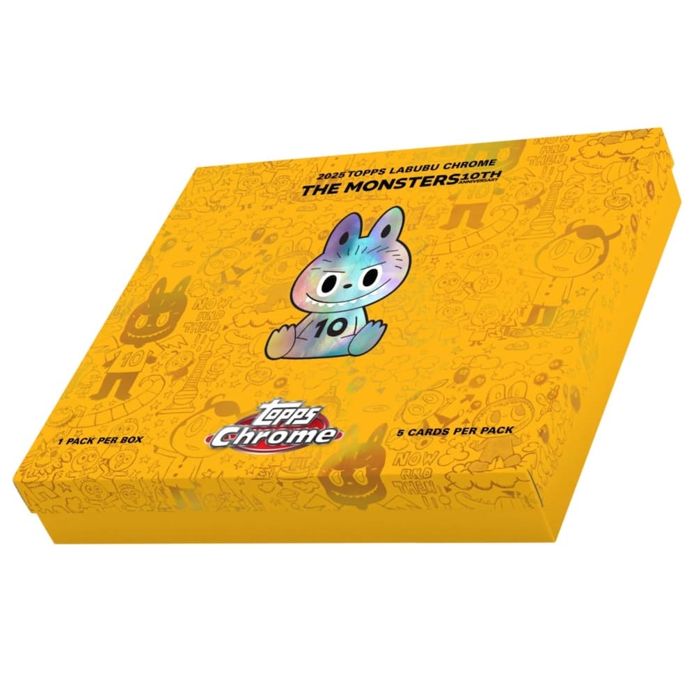 2025 Topps Chrome Labubu 10th Anniversary cover