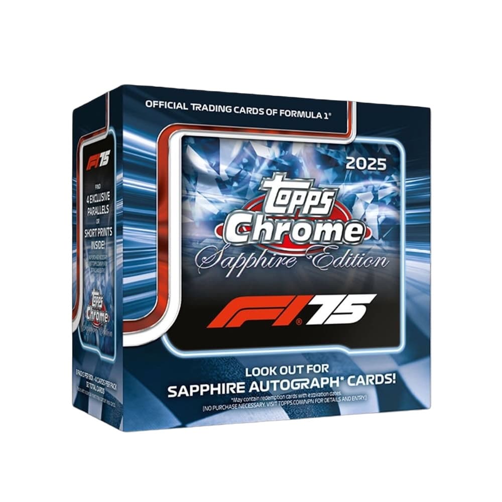 2025 Topps Chrome Sapphire Formula 1 Racing cover