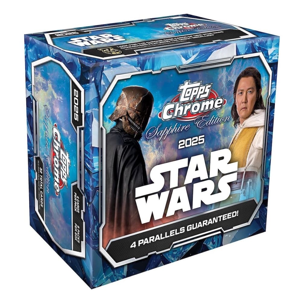 2025 Topps Chrome Sapphire Star Wars cover