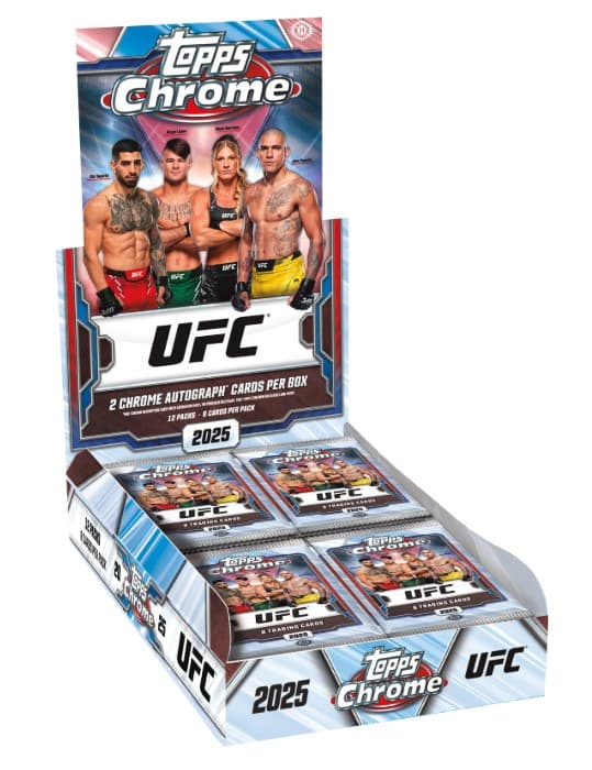 2025 Topps Chrome UFC cover