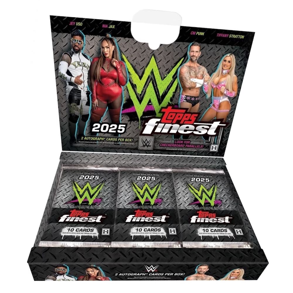 2025 Topps Finest WWE Wrestling cover
