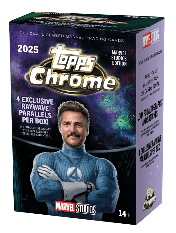 2025 Topps Marvel Studios Chrome cover